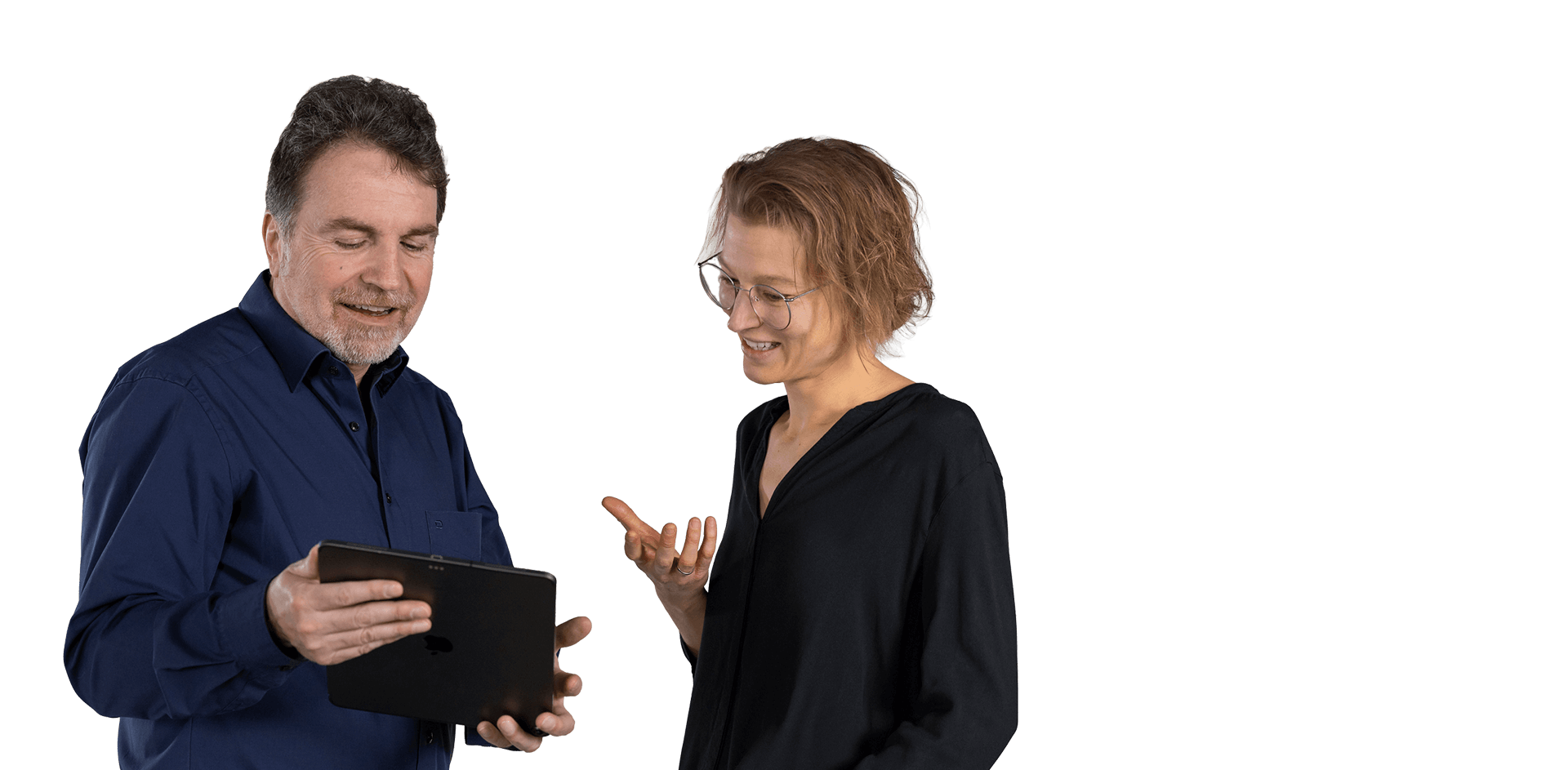 Besprechung zwei Personen - 