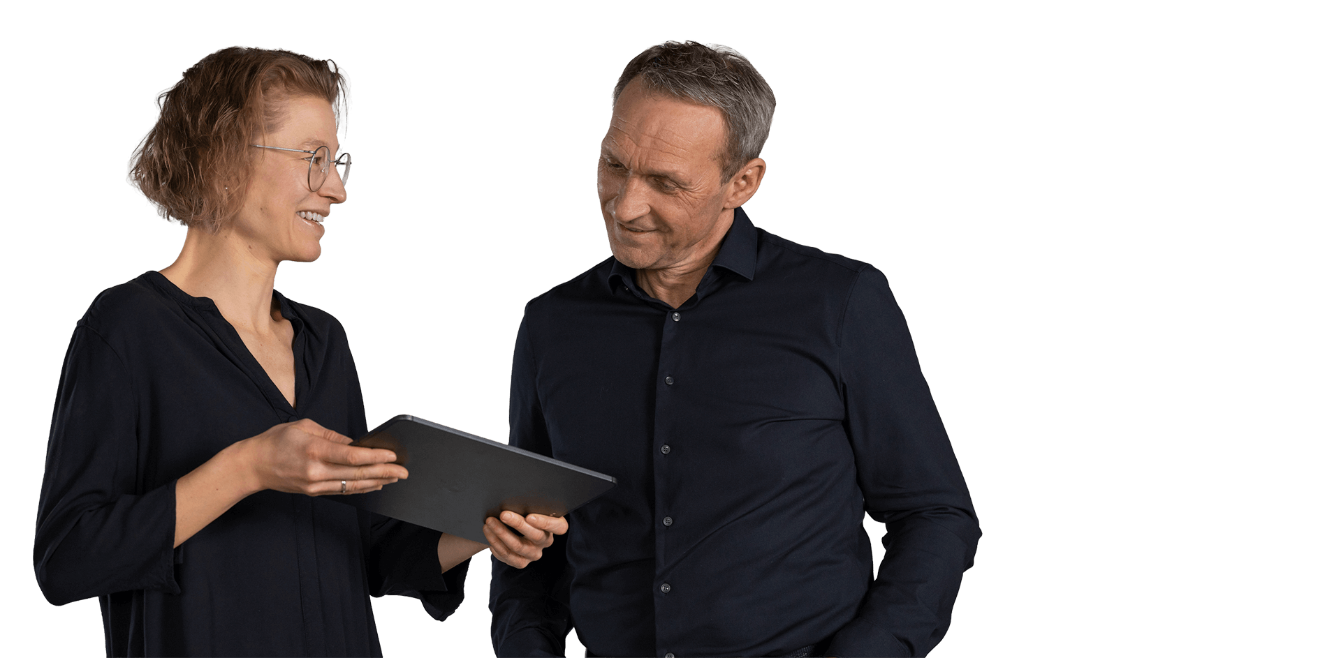 Besprechung zwei Personen - 